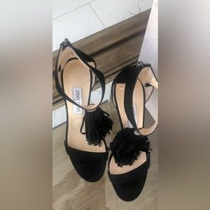 Black high heels JimyChoo shoes size 10